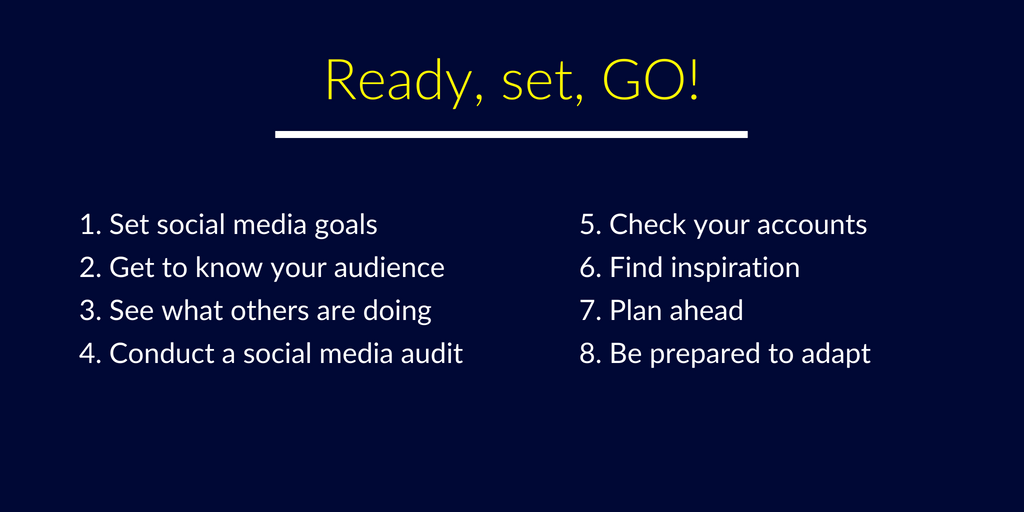 Social media plan 2018