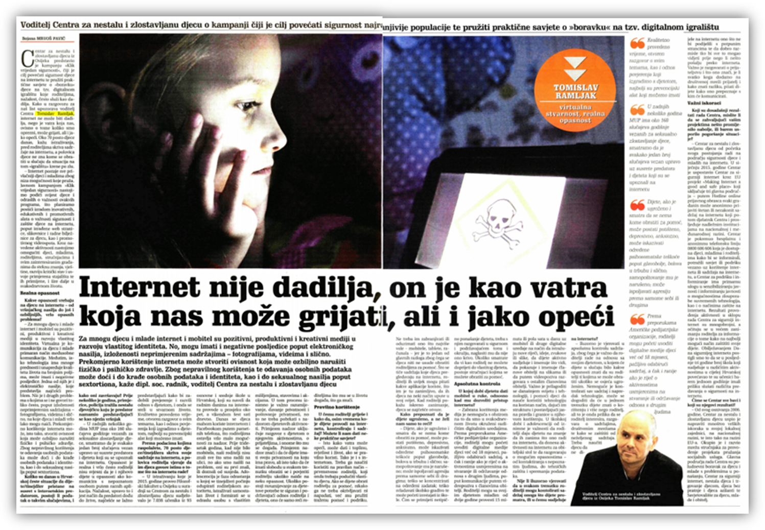 Novi list intervju – Tomislav Ramljak